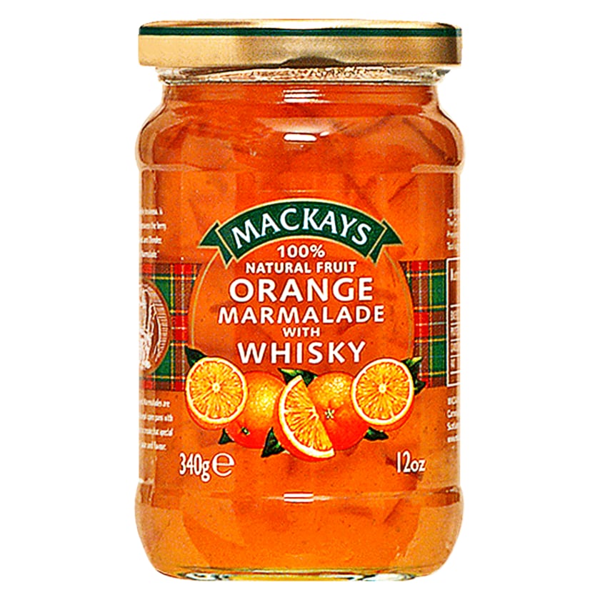 Mackays Orangenmarmelade mit Whisky 340g